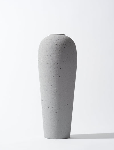 Tall Lola Vase - Speckled Grey