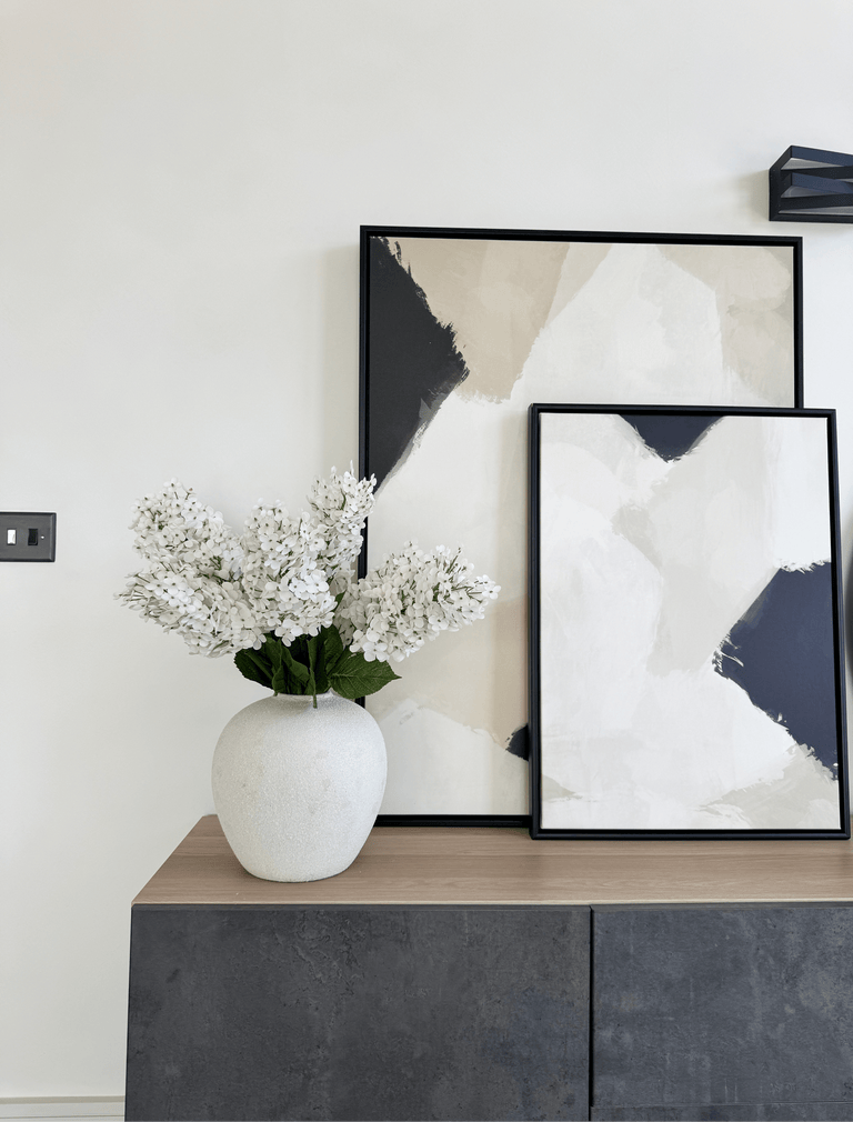 Faux Lilacs - White (7 Stems)