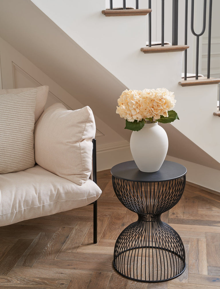 Faux Hydrangea Bouquet - Cream (4 stems)