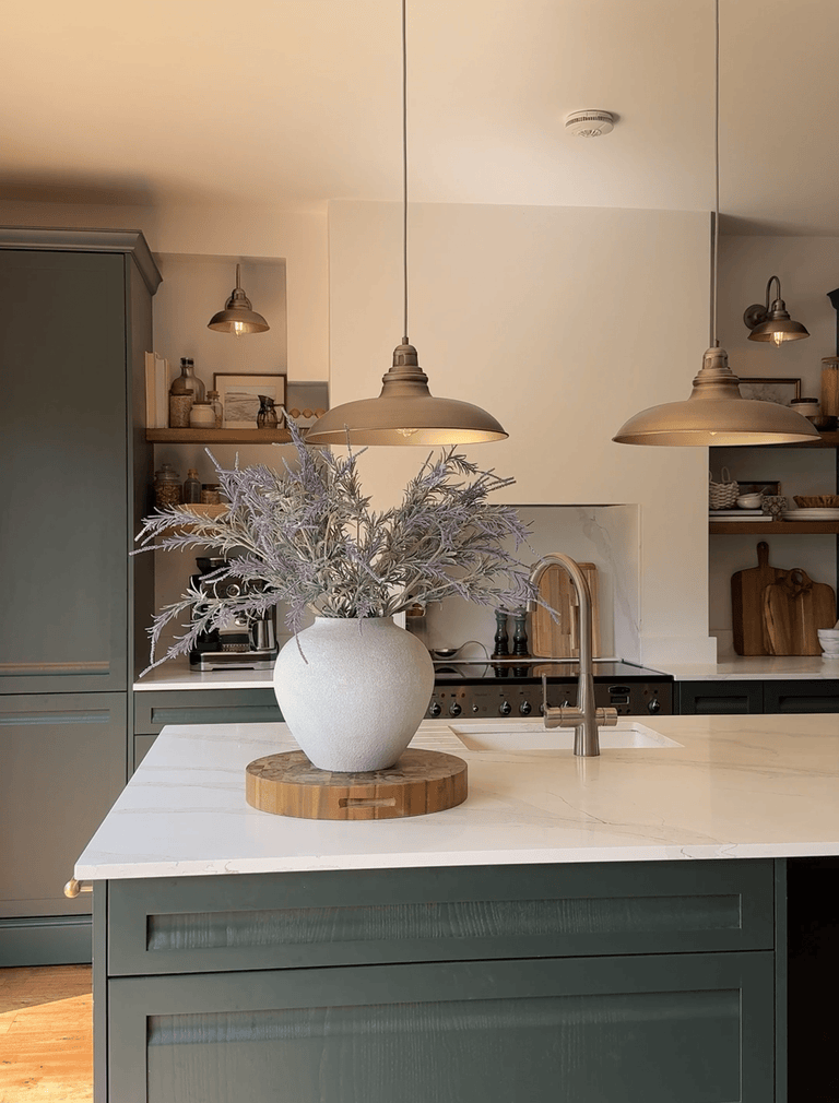 Faux Lavendel (5 Stängel)