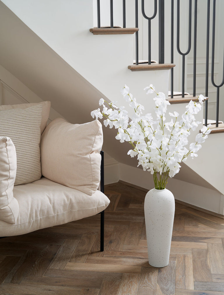 Große falsche Zuckererbse - Weiß (7 Stiele)