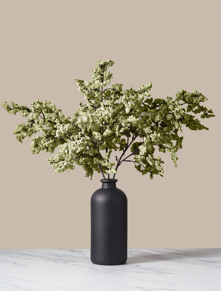 Faux Berry Spray - Olivgrün (3 Stiele)