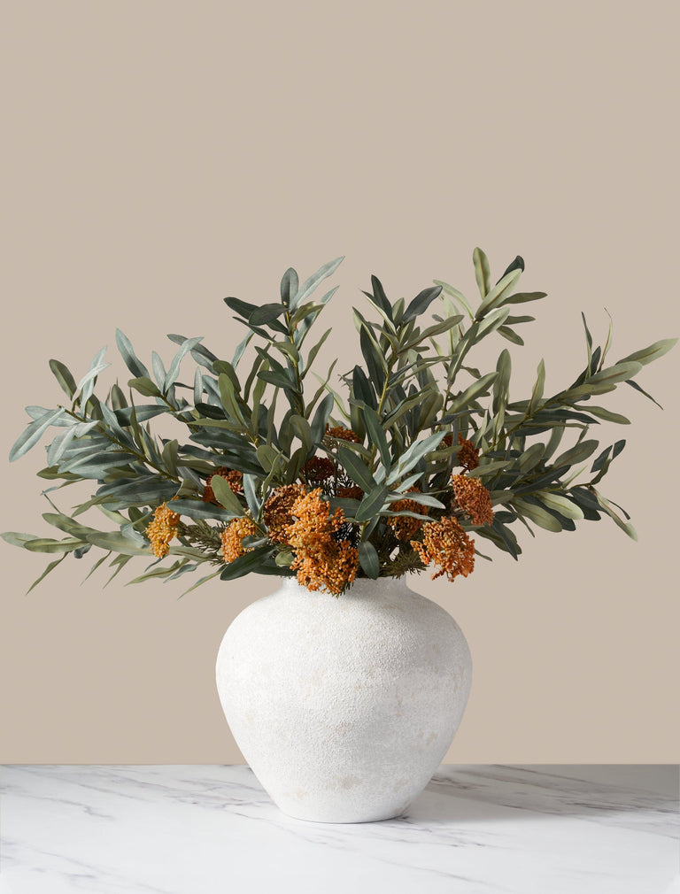 Faux-Arrangement - Olive & Umber Berry