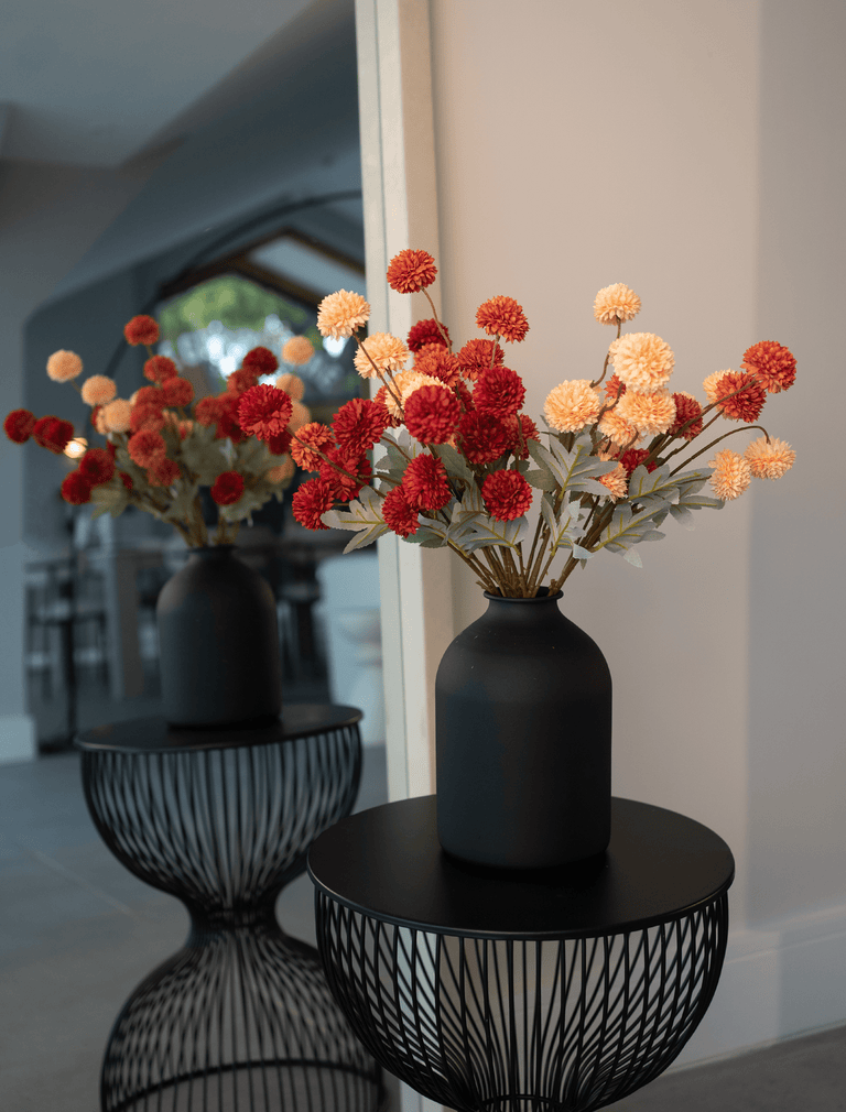 Faux Kiku Blume - Assorted Bouquet (10 Stiele / 50 Köpfe)