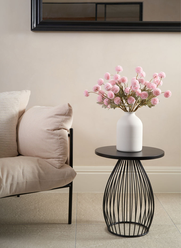 Faux Kiku Blume - Rosa (10 Stiele / 50 Köpfe)