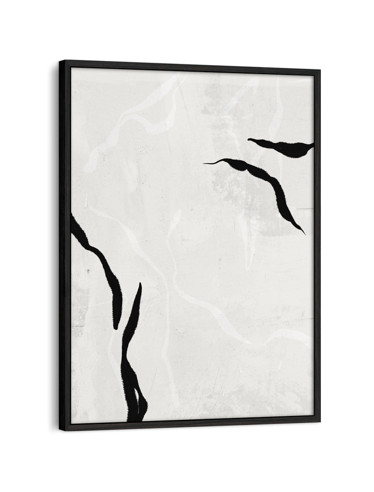 Gerahmte Leinwand - Japanisch inspiriert No2