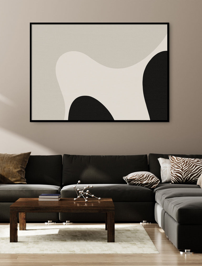 Gerahmte Leinwand - Abstrakt Inspiriert No1