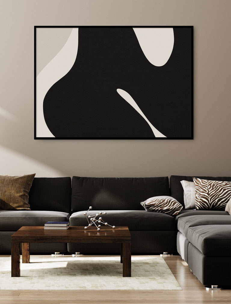 Gerahmte Leinwand - Abstrakt Inspiriert No2