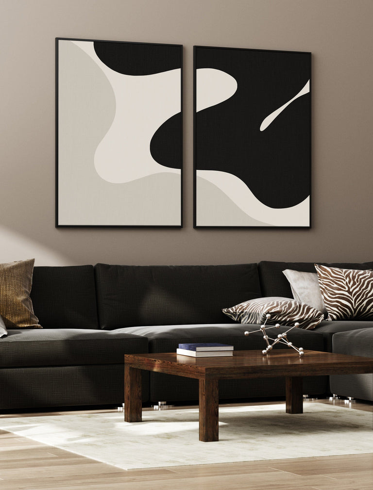 Gerahmte Leinwand - Abstrakt Inspiriert No2