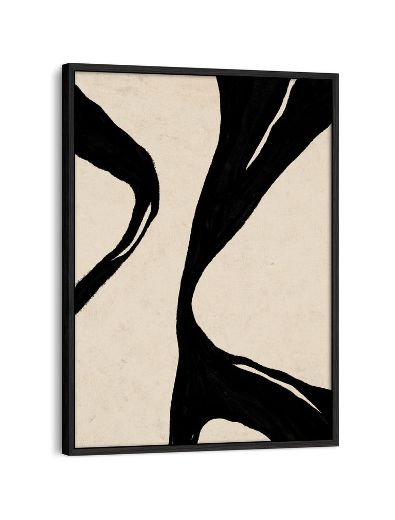 Gerahmte Leinwand - Line Art Inspired No3