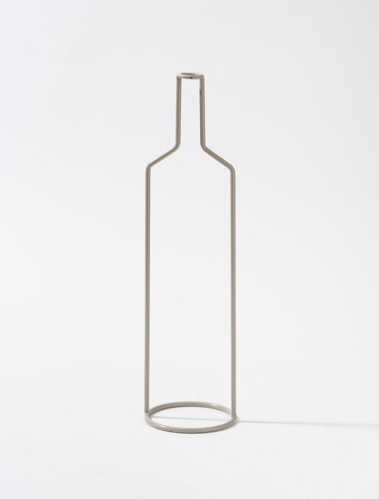 Große Outline-Vase Nr. 1 - Schiefergrau