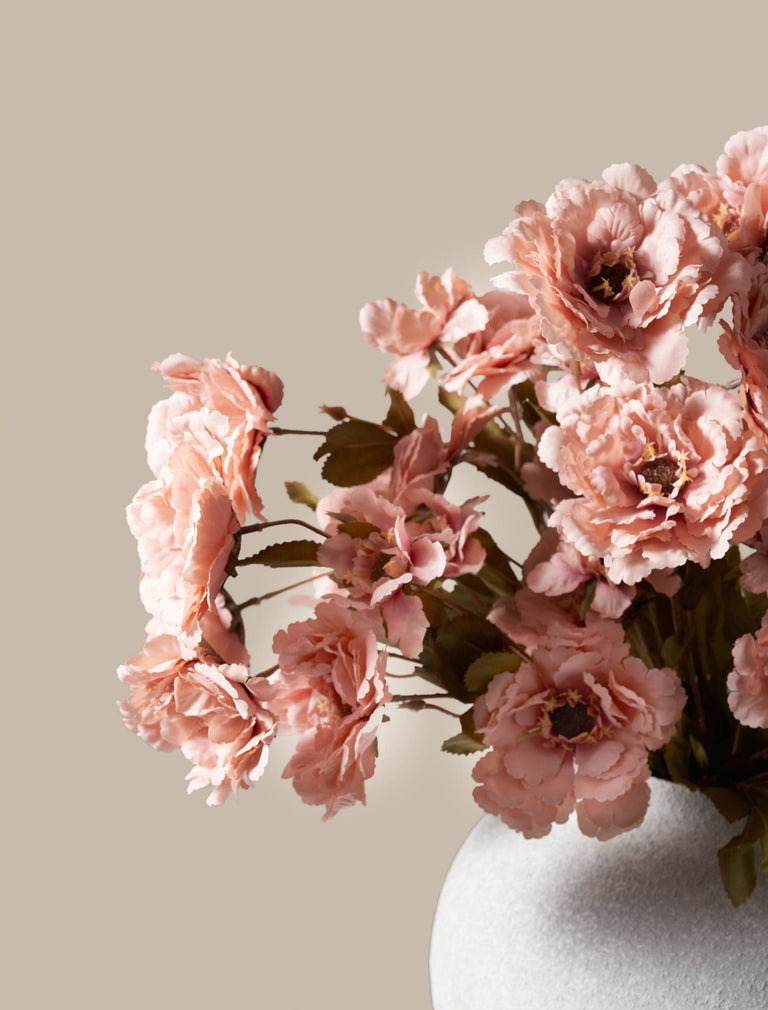 Faux Moutan pioen - Blush (8 stelen / 46 pioenen)