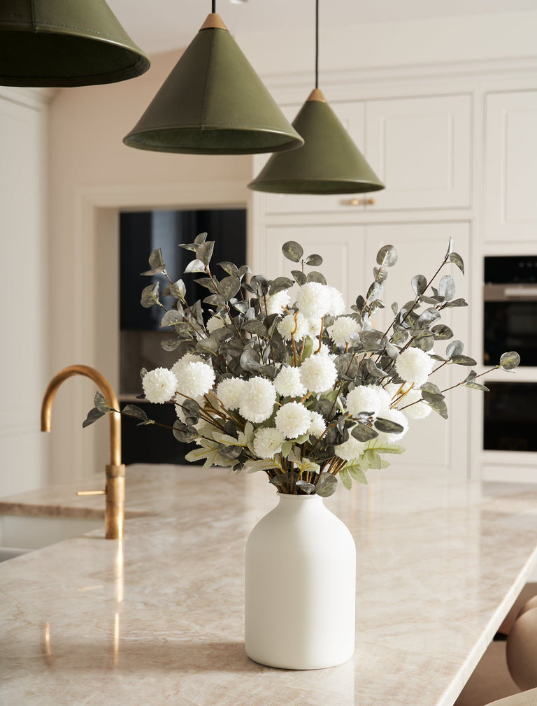 Faux Arrangement - Wit & Groen