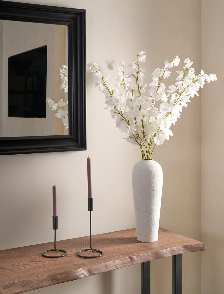 Grote namaak erwt - wit (7 stelen)