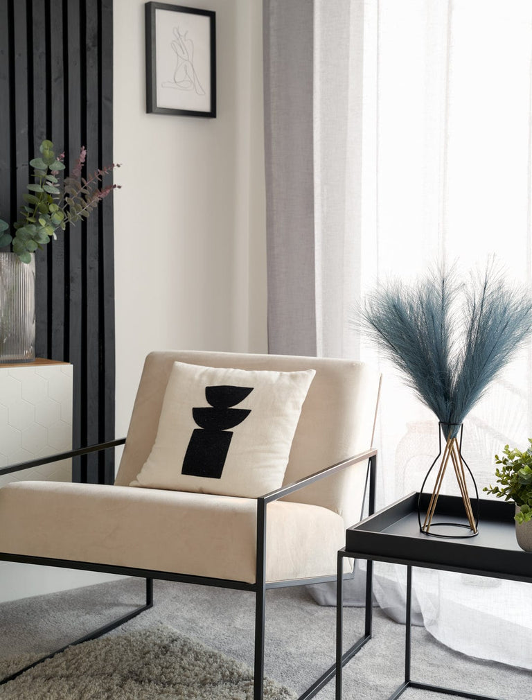 Faux Pampas gras - levendig (blauw-grijs) - contempee