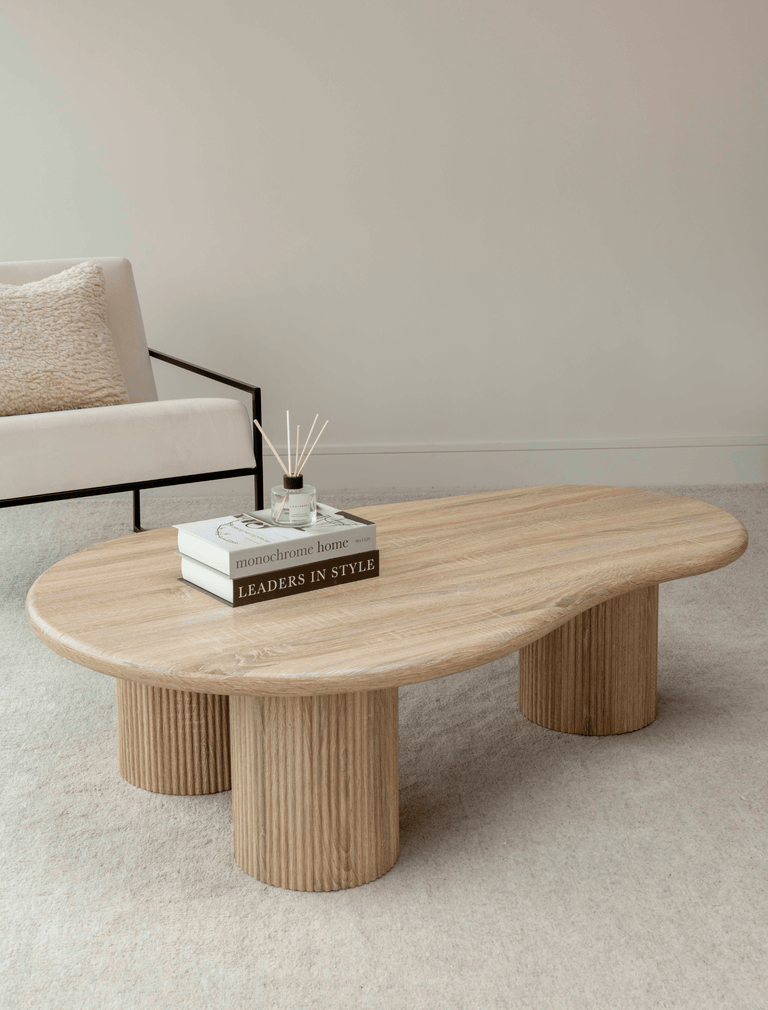 Luna Couchtisch – Helles Holz