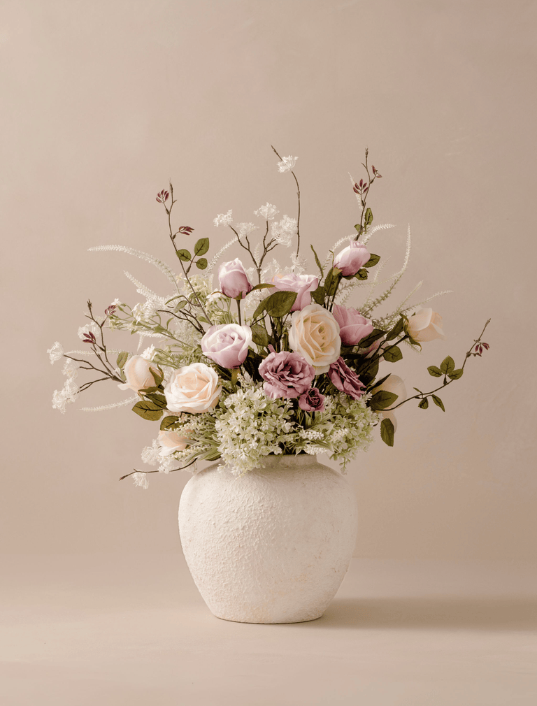 Kunstbloemenarrangement - Blush Rose