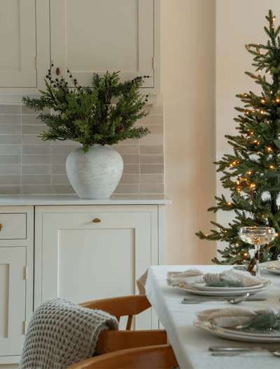 Faux Arrangement - Winter Fern & Blue Berry