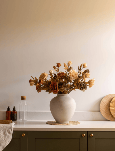 Faux Arrangement - Assorted Roses