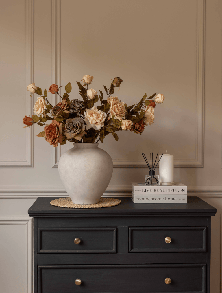 Faux Arrangement - Assorted Roses