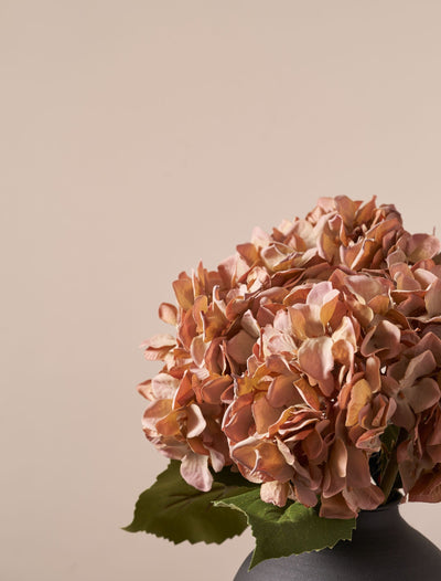 Faux Hydrangea Bouquet - Umber