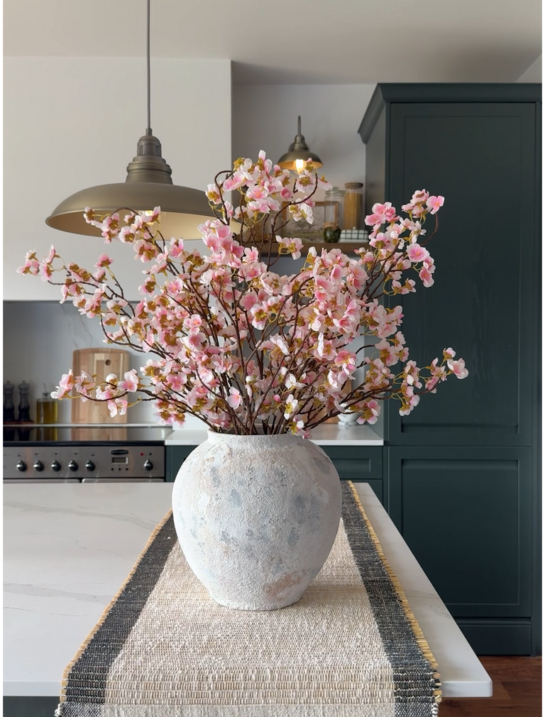 Faux Blossom - Soft Pink (6 Stems)