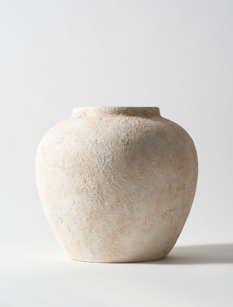 Naomi Ceramic Vase - Beige