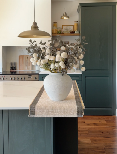 Faux Arrangement - White & Green
