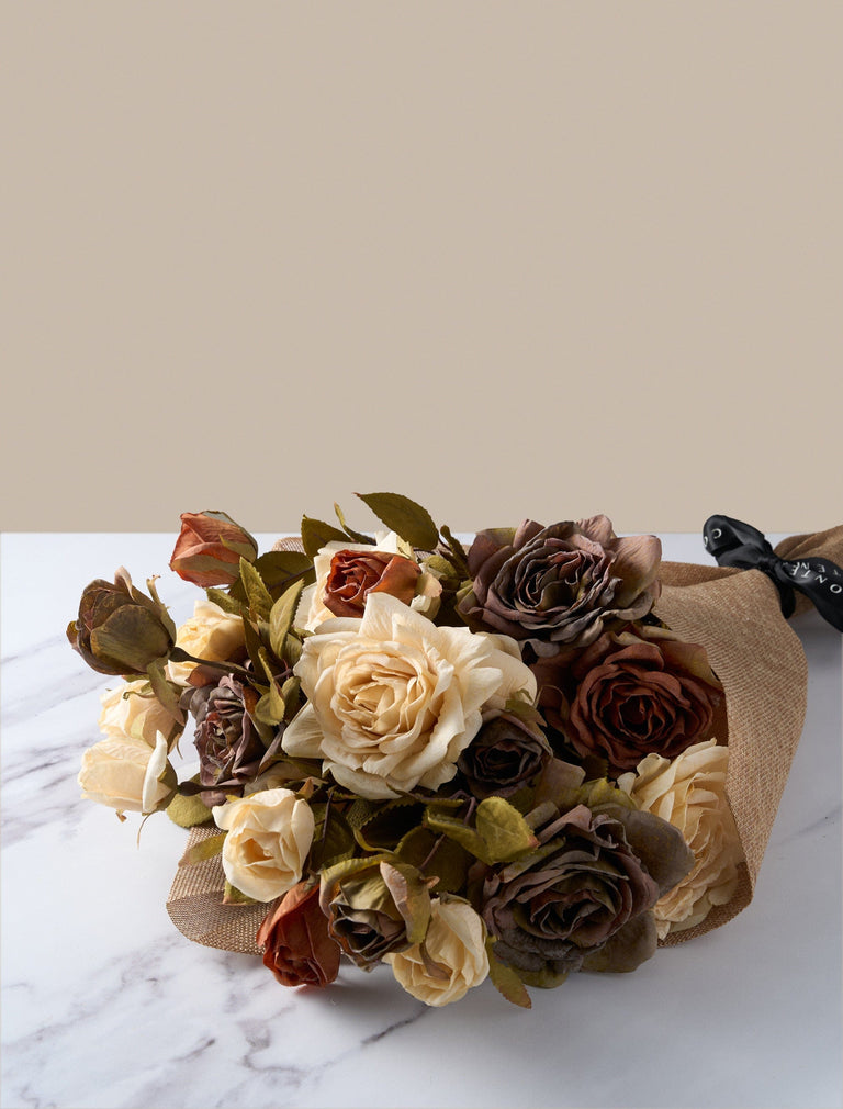 Faux Arrangement - Assorted Roses