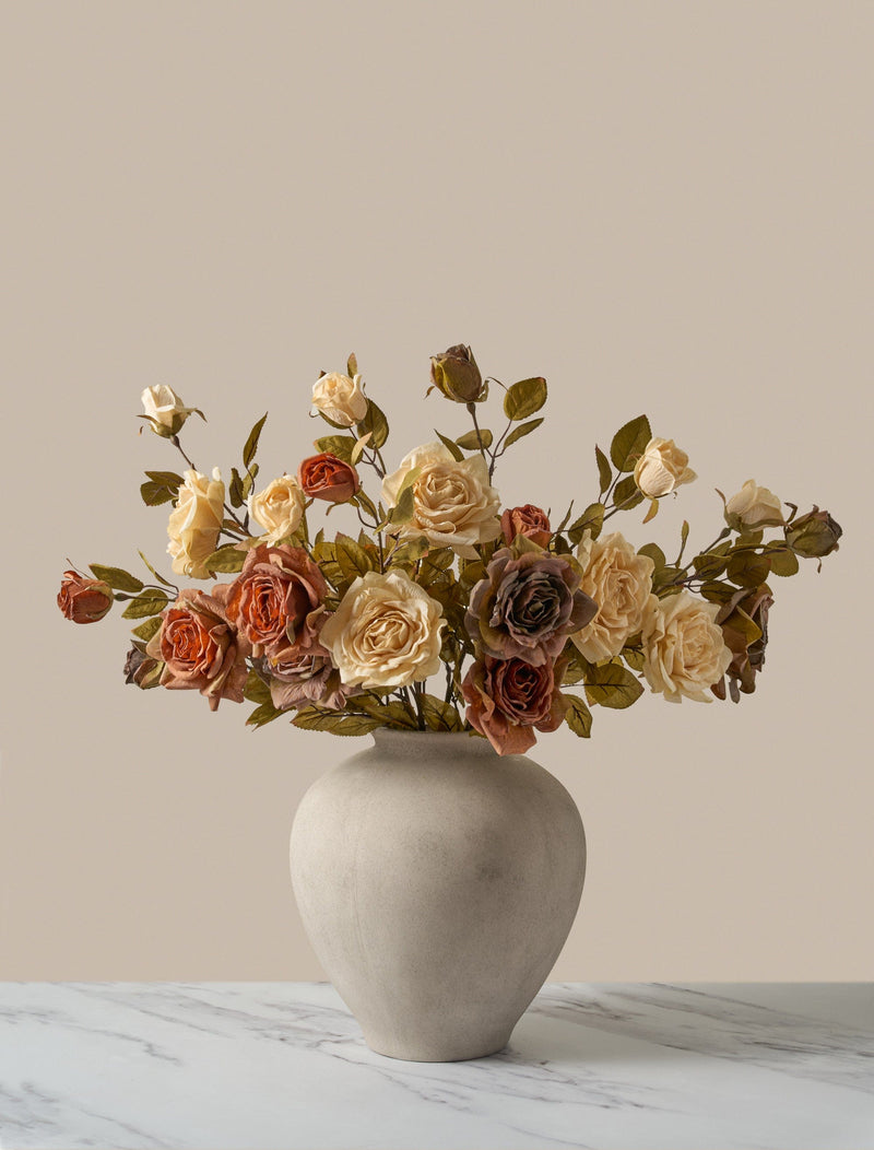 Faux Arrangement - Assorted Roses
