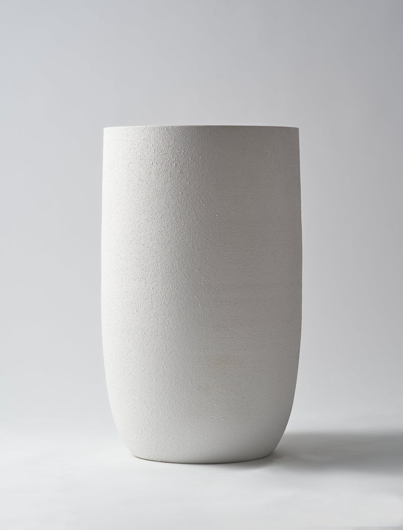 tall white plant pot Tall Iron Pot