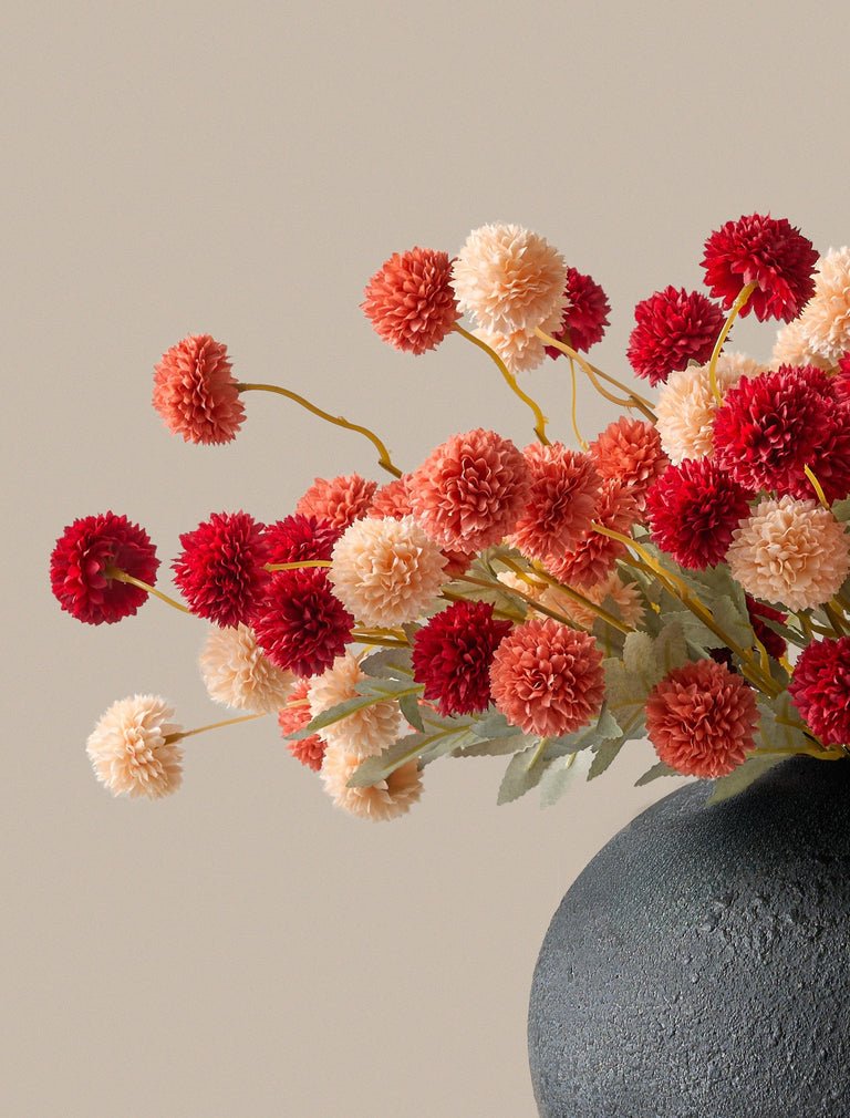Faux Kiku Arrangement - Assorted (20 Stems / 100 Heads)