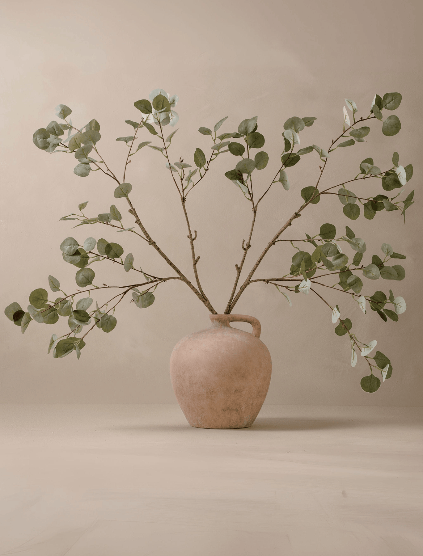 Übergroßer Eukalyptus-Zweig aus Kunstblumen (2 Zweige)
