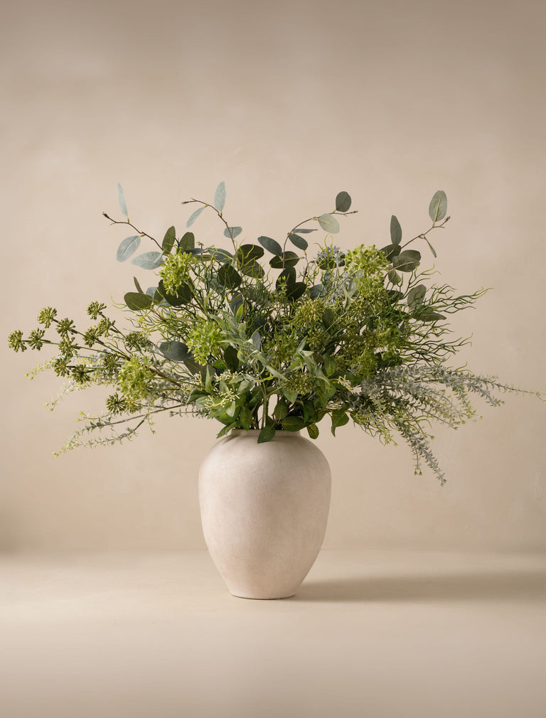 Faux Arrangement - Wild Eucalyptus & Green Berry