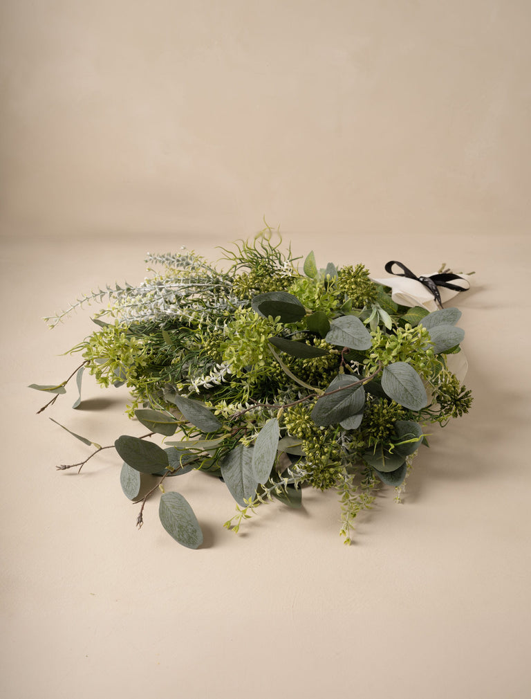 Faux Arrangement - Wild Eucalyptus & Green Berry