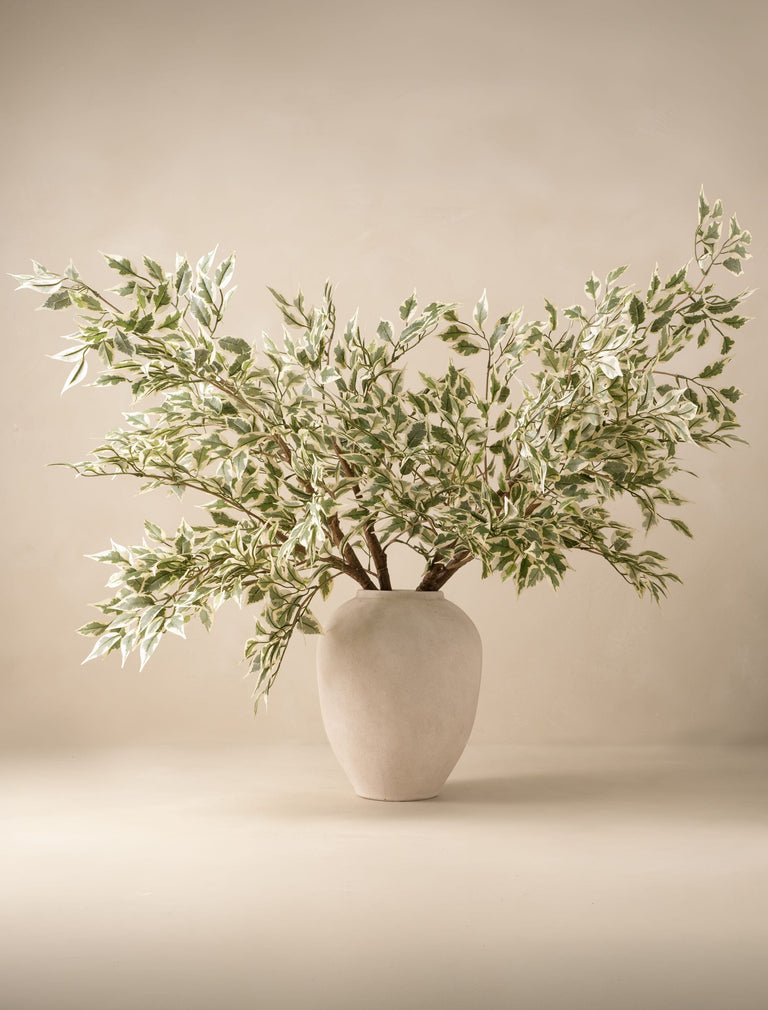 Kunstmatige oversized Ficus Anastasia-tak (2 takken)