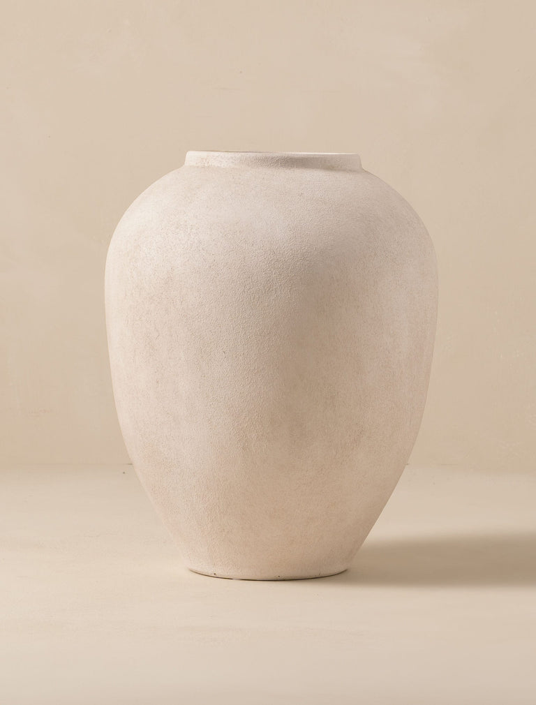 Isla Ceramic Vase - Beige