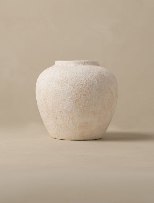 Naomi Ceramic Vase - Beige