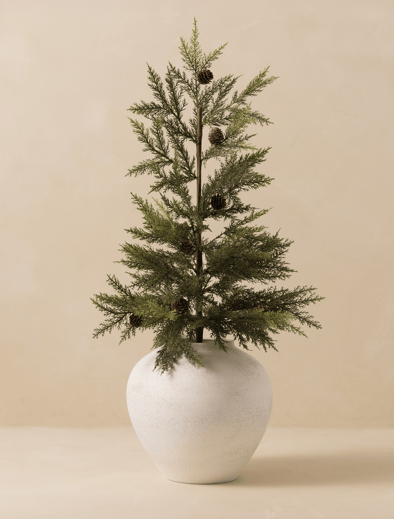 Tabletop Faux Pine Christmas Tree