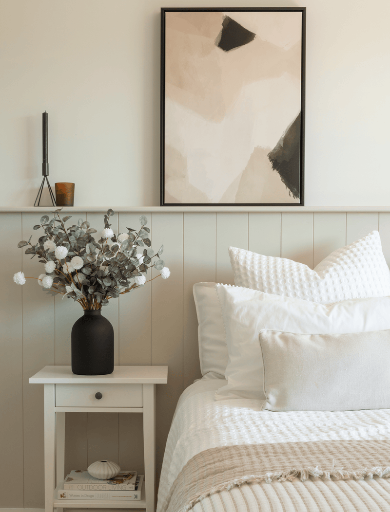 Faux Arrangement - White & Green