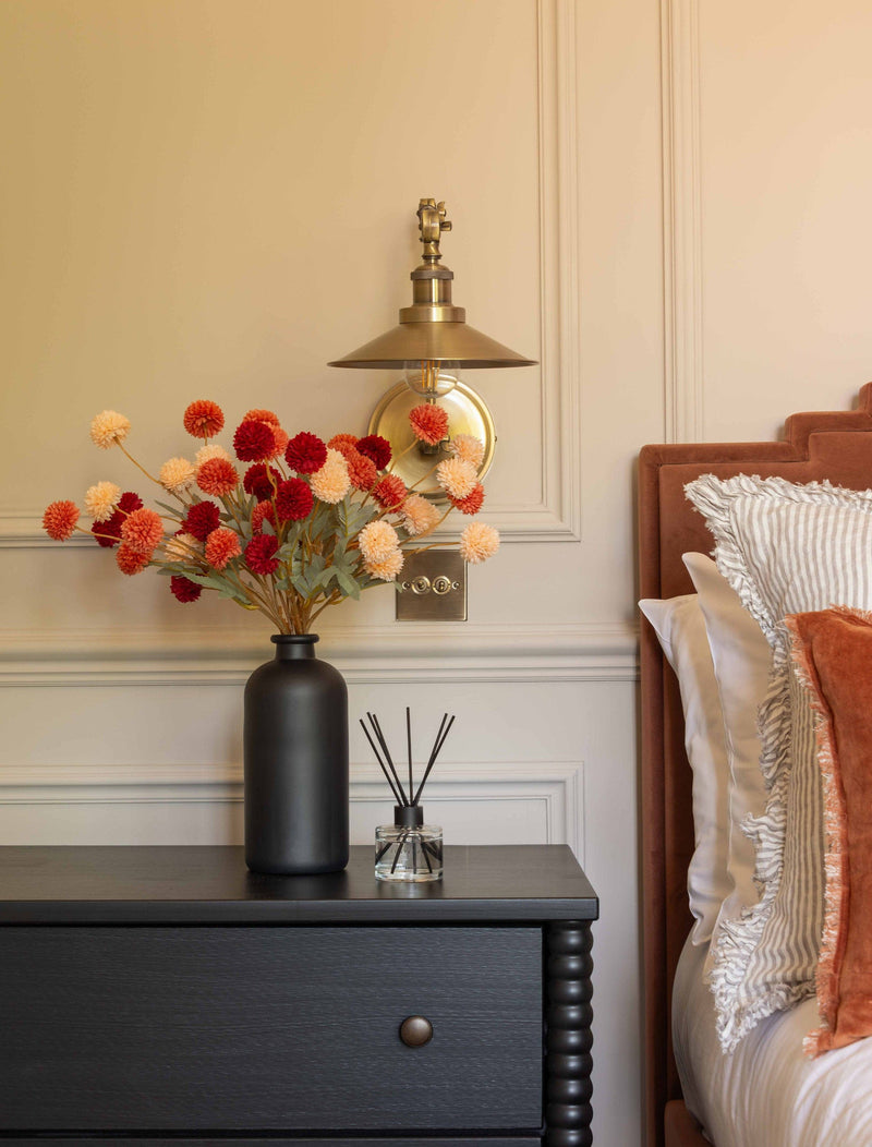 Faux Kiku Flower - Assorted Bouquet (10 Stems / 50 Heads)