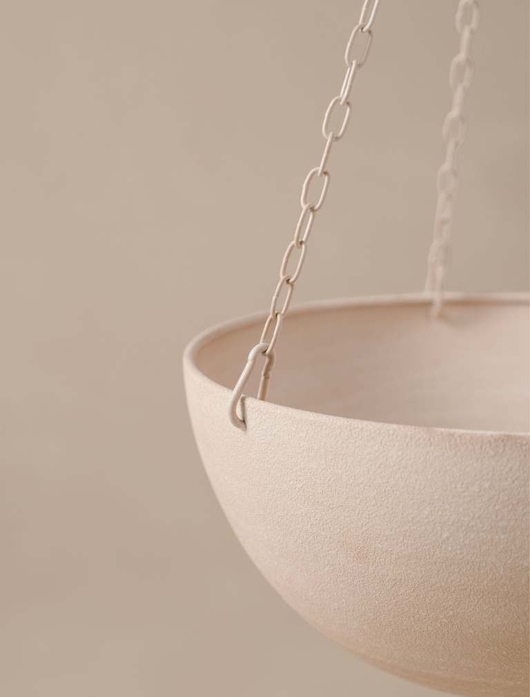 Iris hangmand van ijzer - beige