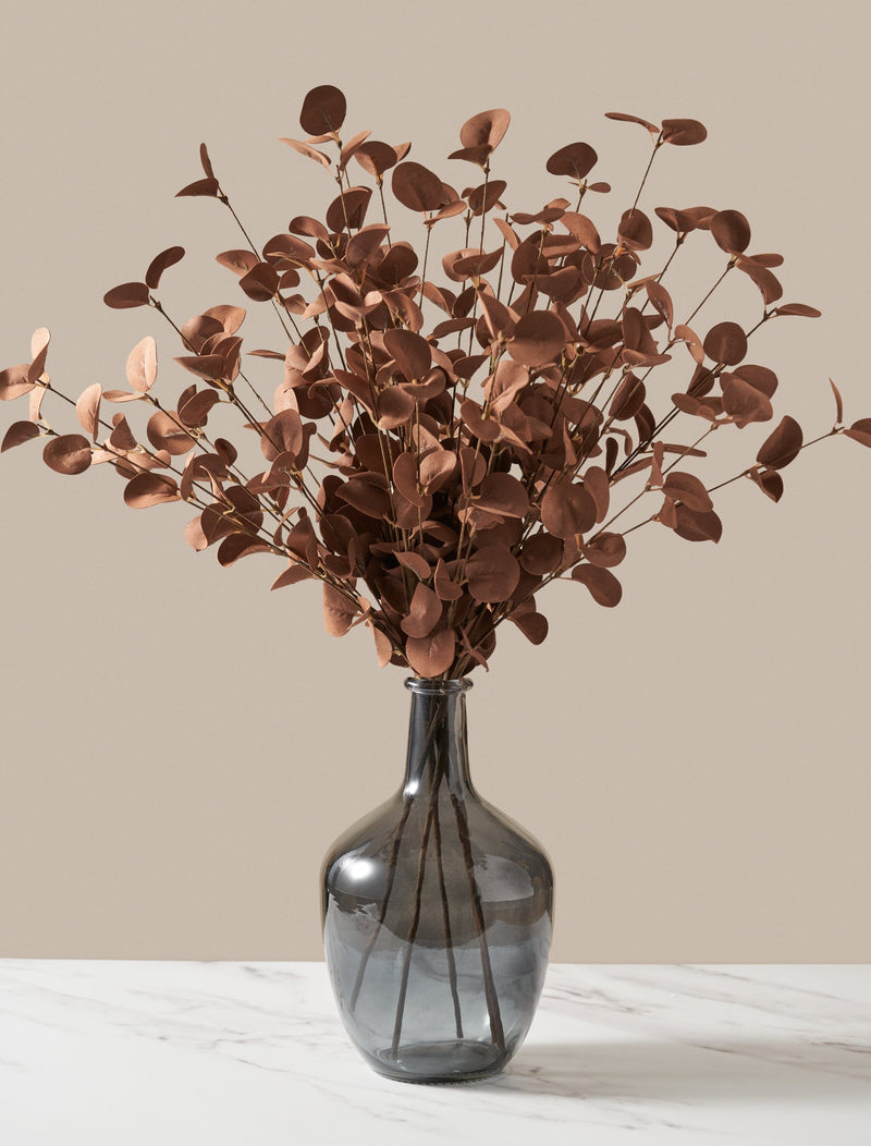 Faux Eucalyptus - Brown (5 Stems)