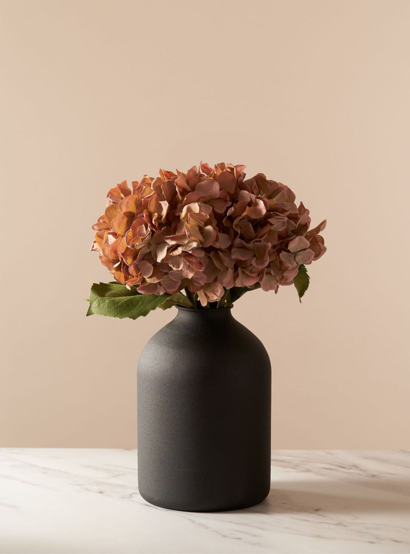 Faux Hydrangea Bouquet - Umber