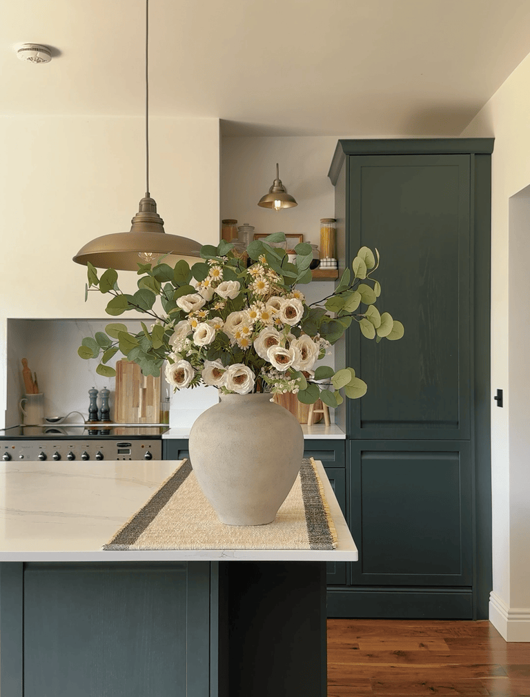 Faux Arrangement - Eucalyptus & White Chamomile