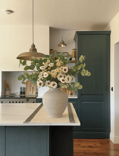 Faux Arrangement - Eucalyptus & White Chamomile