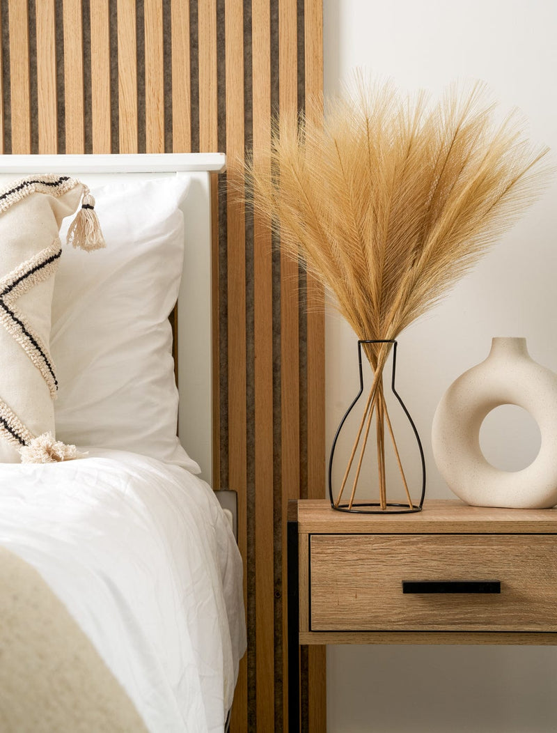 Faux Pampas Grass - Brown - contempee