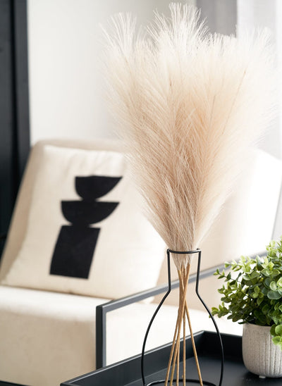 Faux Pampas Grass - Cream - contempee