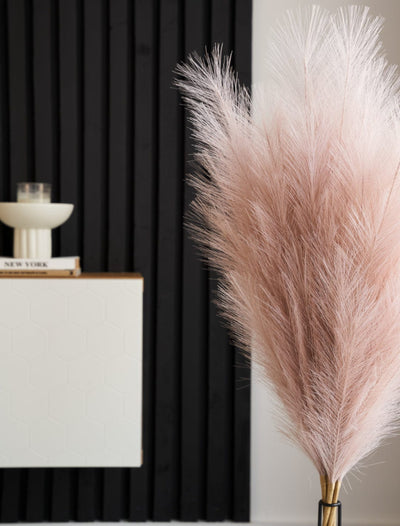 Tall Faux Pampas Grass - Dusk Pink - contempee