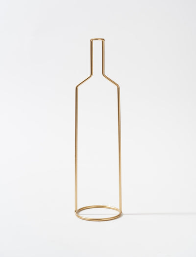 Tall Outline Vase no1 - Gold